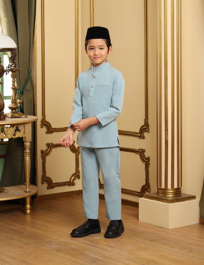 MINOR DEFECT SOULTAN BAJU MELAYU FOR KIDS (MISTY BLUE)