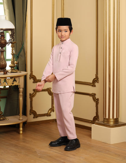 MINOR DEFECT SOULTAN BAJU MELAYU FOR KIDS (DUSTY PINK)
