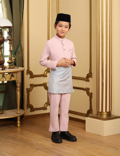 MINOR DEFECT SOULTAN BAJU MELAYU FOR KIDS (DUSTY PINK)