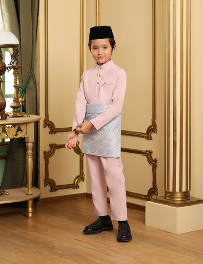 MINOR DEFECT SOULTAN BAJU MELAYU FOR KIDS (DUSTY PINK)