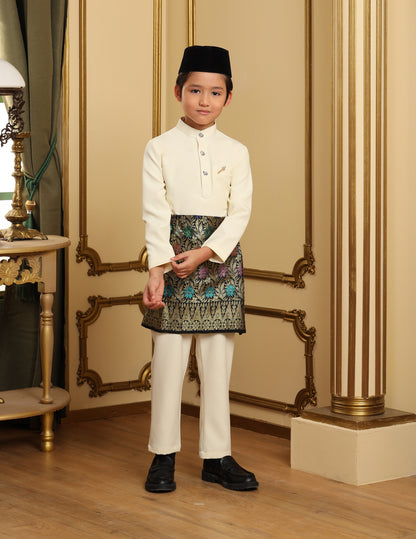 MINOR DEFECT SOULTAN BAJU MELAYU FOR KIDS (LIGHT YELLOW)