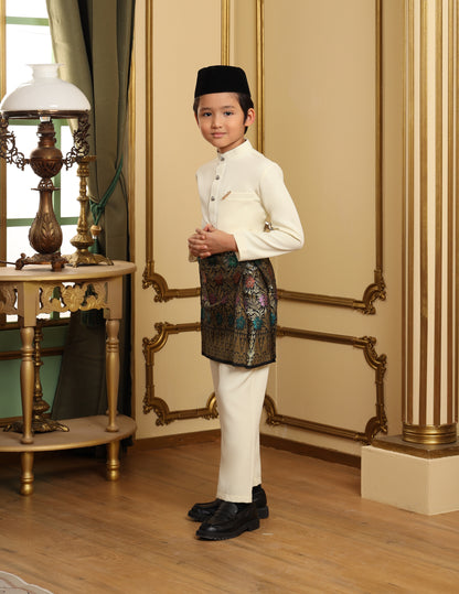 MINOR DEFECT SOULTAN BAJU MELAYU FOR KIDS (LIGHT YELLOW)