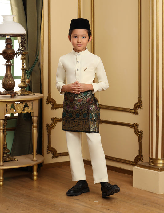 MINOR DEFECT SOULTAN BAJU MELAYU FOR KIDS (LIGHT YELLOW)