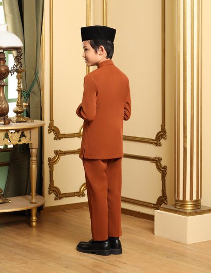 MINOR DEFECT SOULTAN BAJU MELAYU FOR KIDS (BROWN)