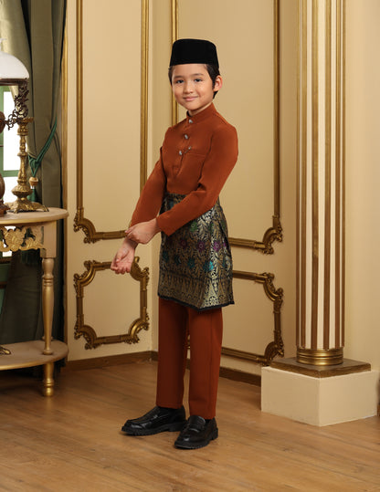 MINOR DEFECT SOULTAN BAJU MELAYU FOR KIDS (BROWN)