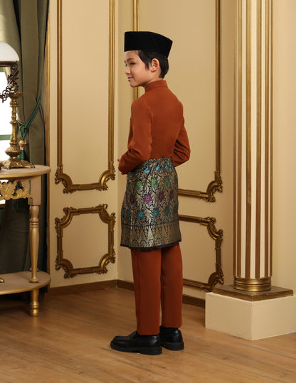 MINOR DEFECT SOULTAN BAJU MELAYU FOR KIDS (BROWN)