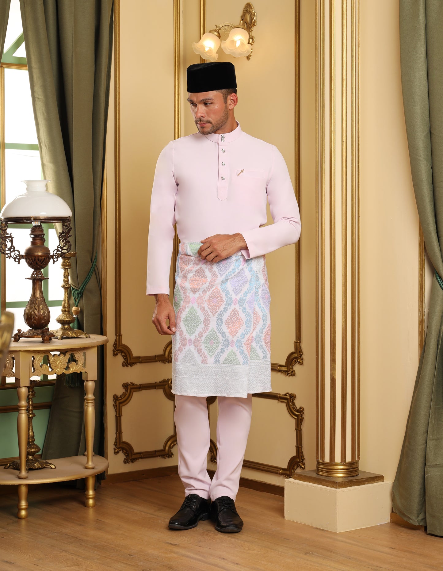 SOULTAN BAJU MELAYU (DUSTY PINK)