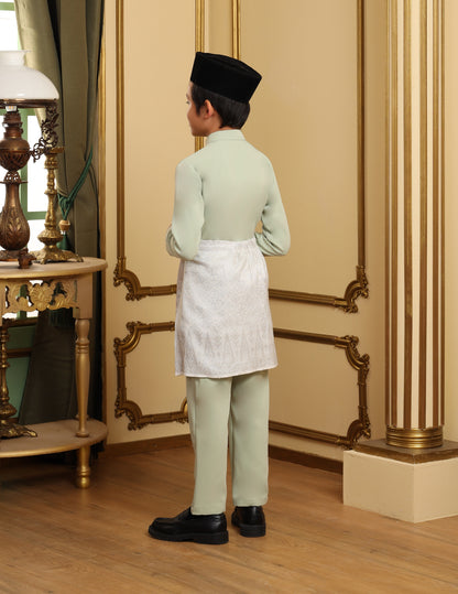 MINOR DEFECT SOULTAN BAJU MELAYU FOR KIDS (GREEN TEA)