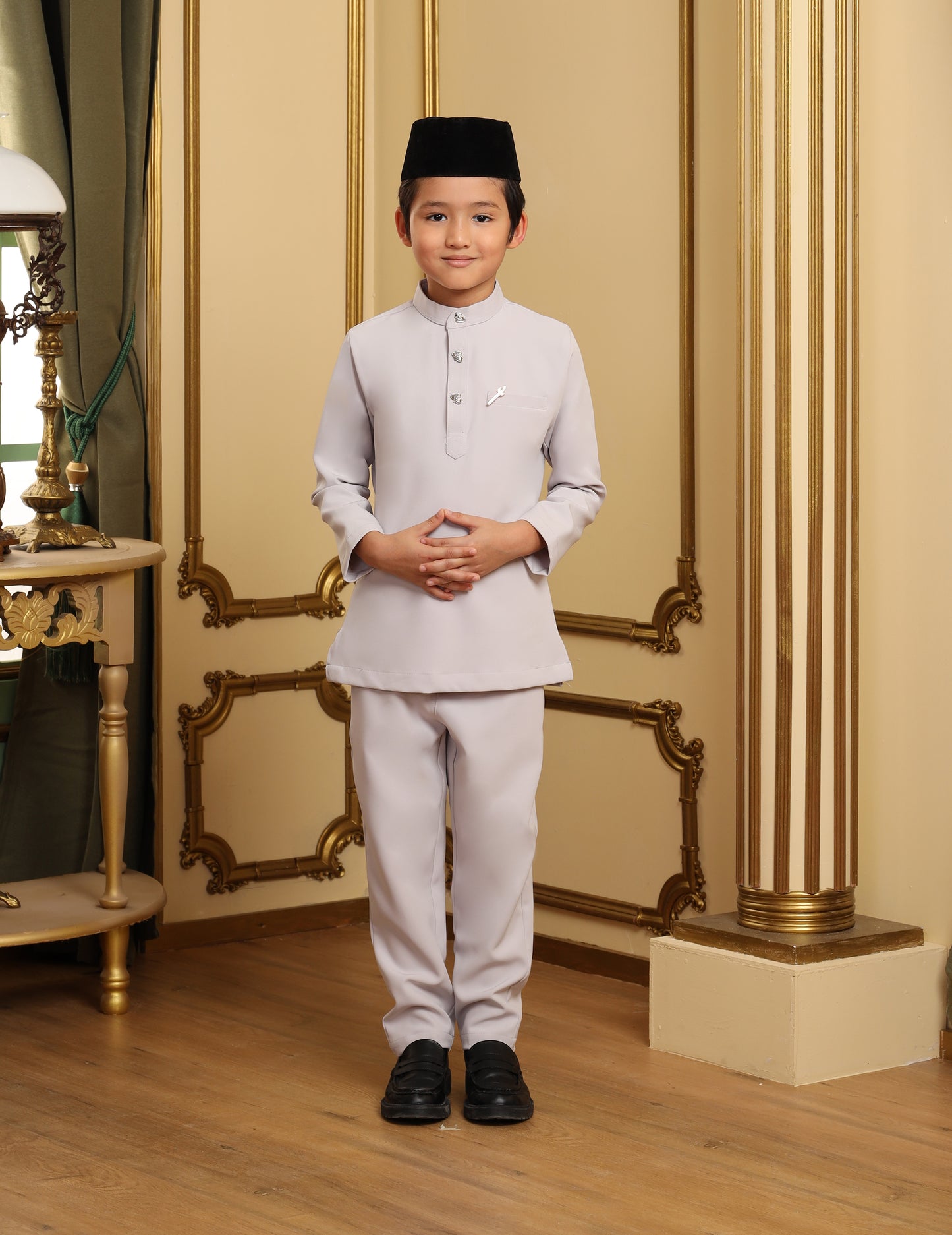 MINOR DEFECT SOULTAN BAJU MELAYU FOR KIDS (GREY)