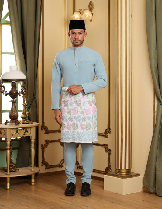 MINOR DEFECT SOULTAN BAJU MELAYU (MISTY BLUE)