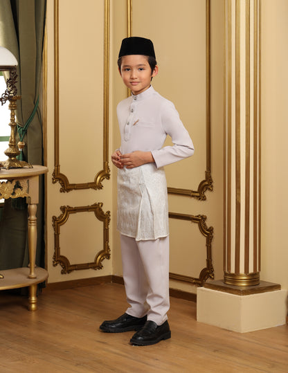 MINOR DEFECT SOULTAN BAJU MELAYU FOR KIDS (GREY)