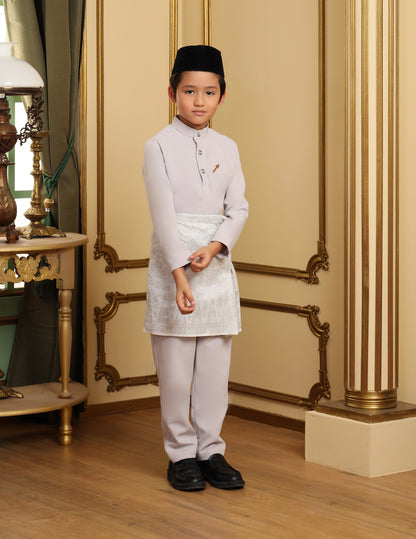 MINOR DEFECT SOULTAN BAJU MELAYU FOR KIDS (GREY)