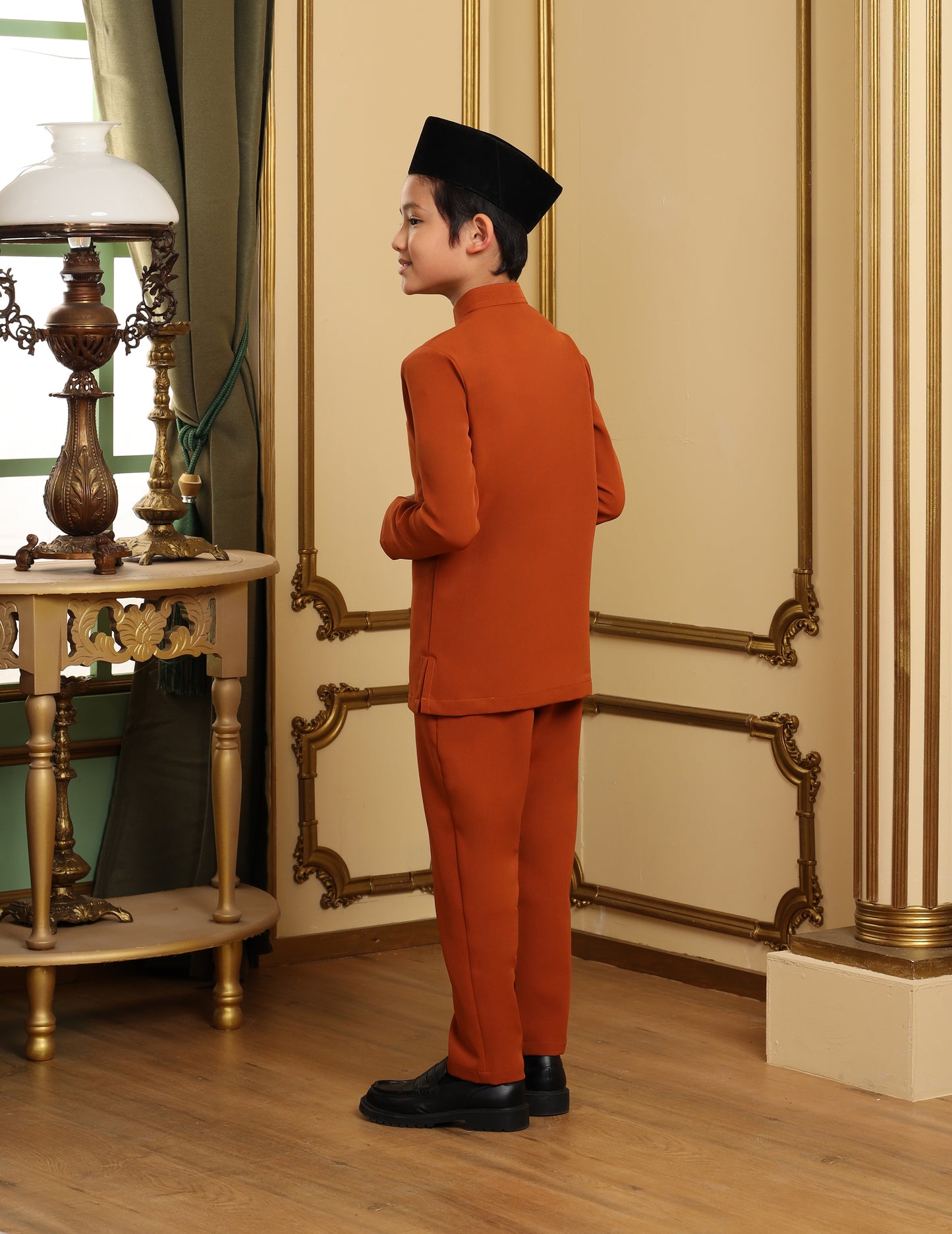 SOULTAN BAJU MELAYU FOR KIDS (BURNT ORANGE)