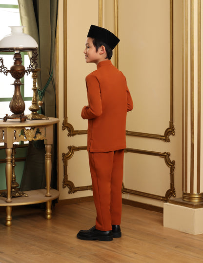 SOULTAN BAJU MELAYU FOR KIDS (BURNT ORANGE)