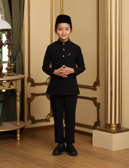 MINOR DEFECT SOULTAN BAJU MELAYU FOR KIDS (BLACK)