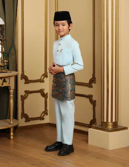 MINOR DEFECT SOULTAN BAJU MELAYU FOR KIDS (AQUA BLUE)