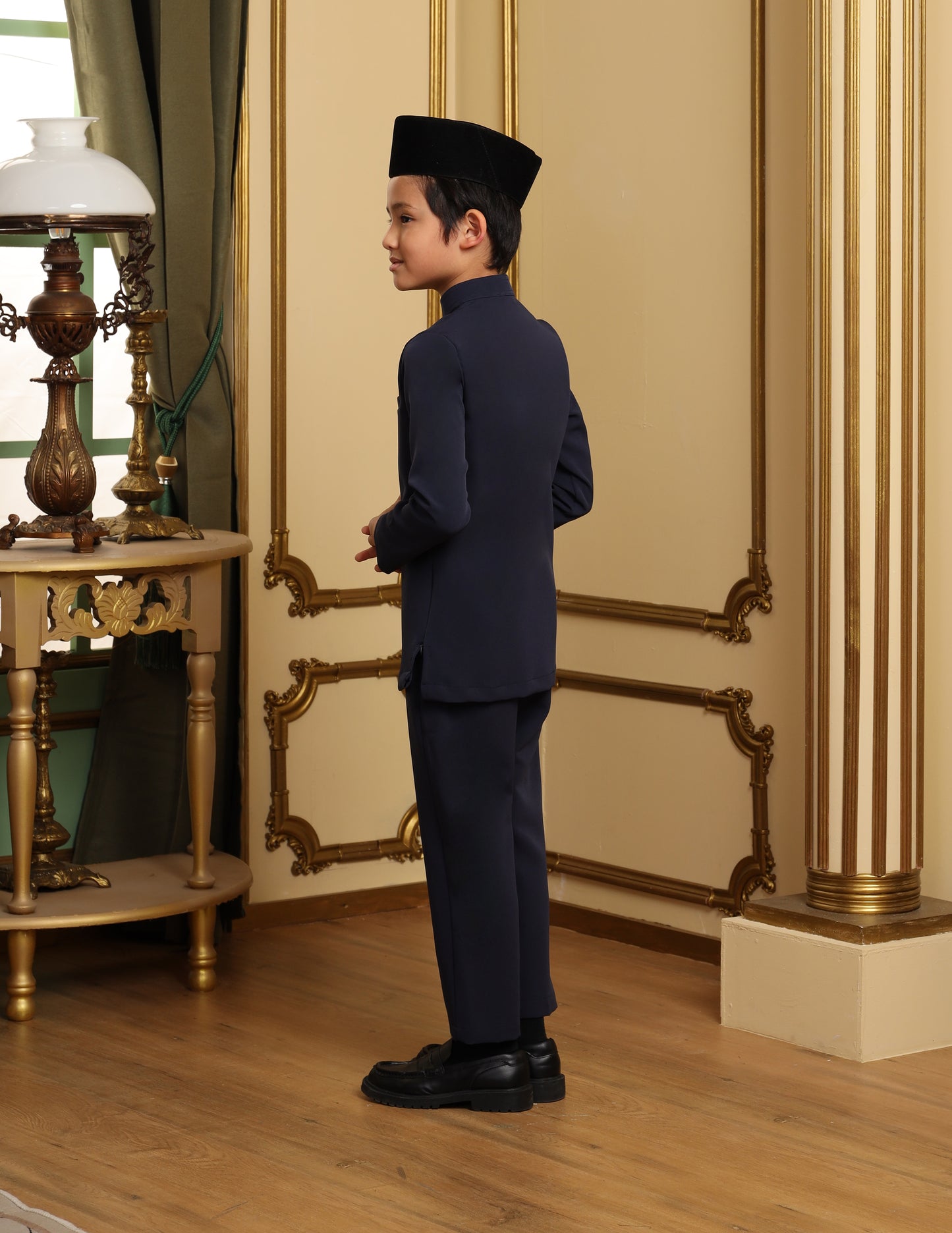 MINOR DEFECT SOULTAN BAJU MELAYU FOR KIDS (NAVY BLUE)