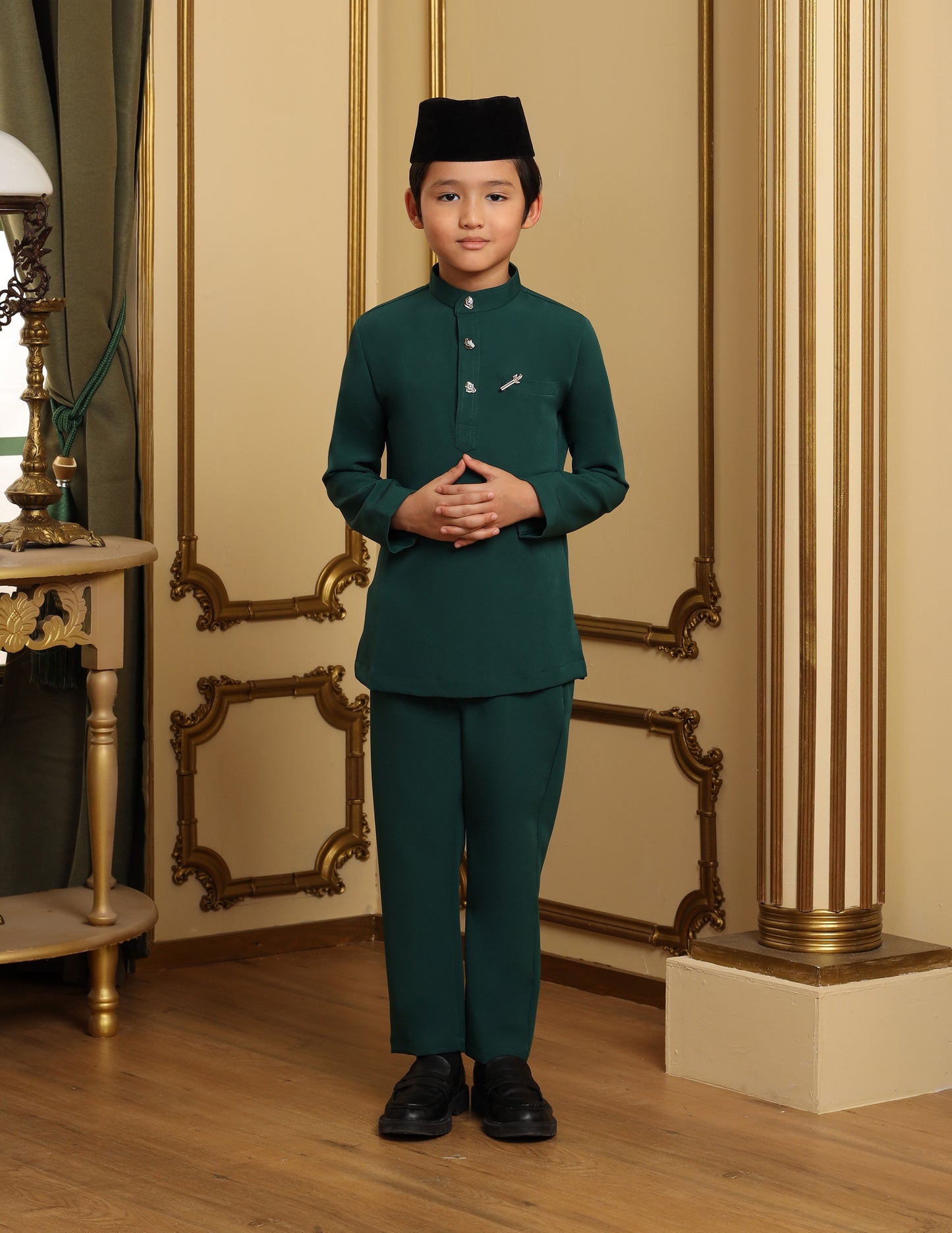 MINOR DEFECT SOULTAN BAJU MELAYU FOR KIDS (EMERALD GREEN)