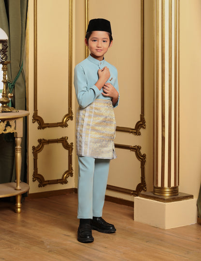 MINOR DEFECT SOULTAN BAJU MELAYU FOR KIDS (MISTY BLUE)