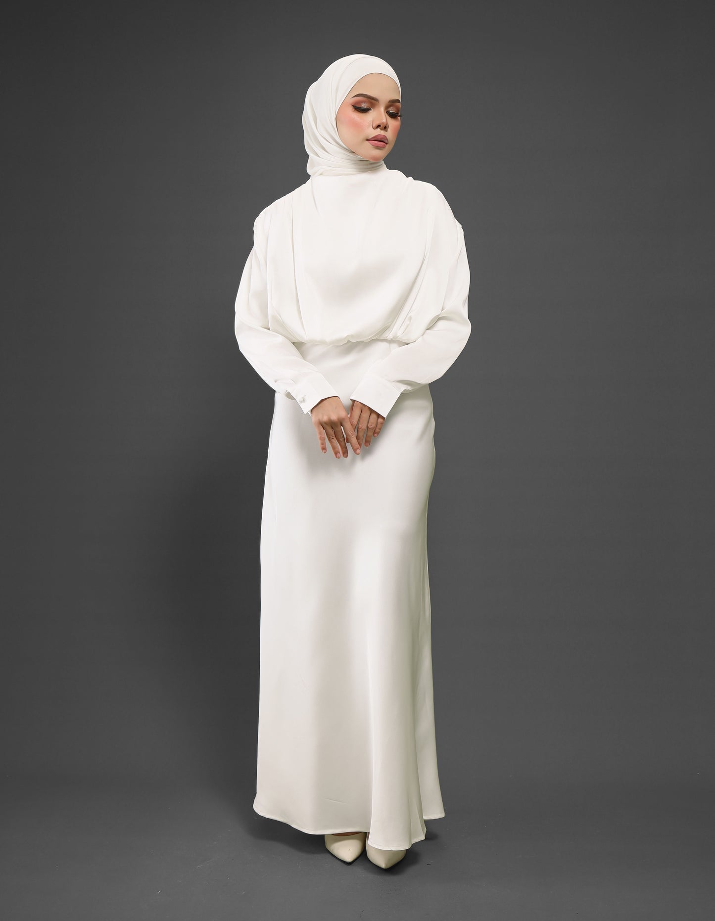 LAURENT DRESS (OFF WHITE)