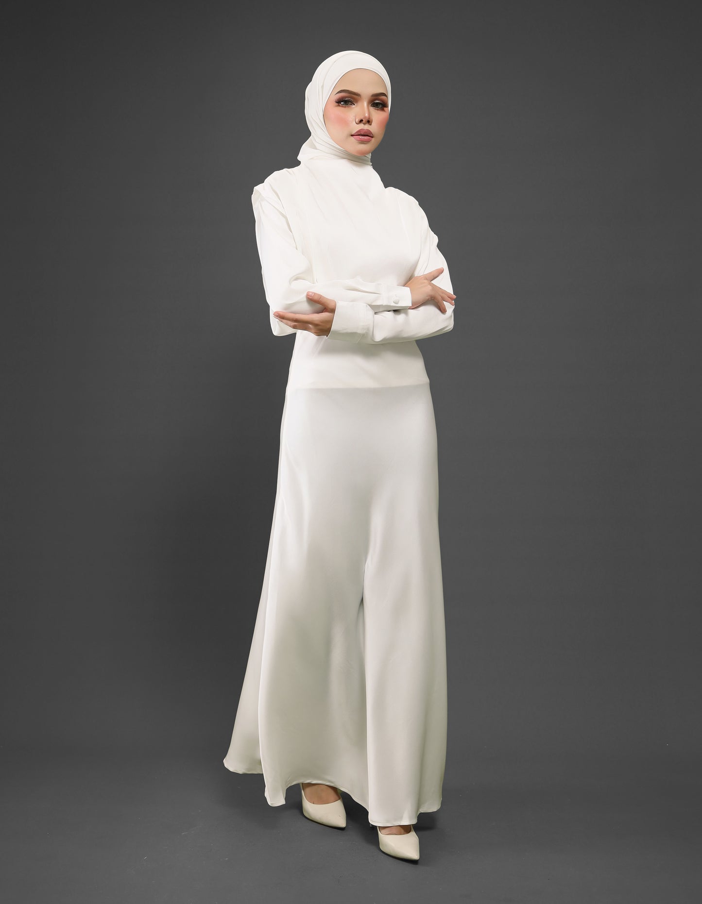MINOR DEFECT LAURENT DRESS (OFF WHITE)