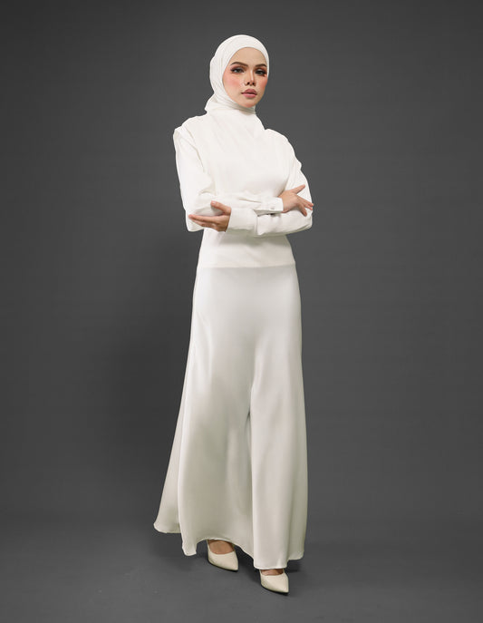 MINOR DEFECT LAURENT DRESS (OFF WHITE)