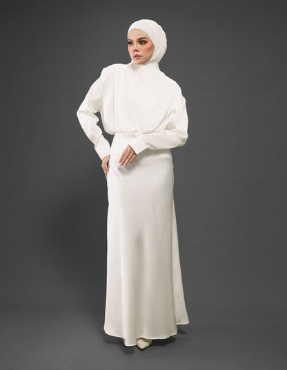 LAURENT DRESS (OFF WHITE)
