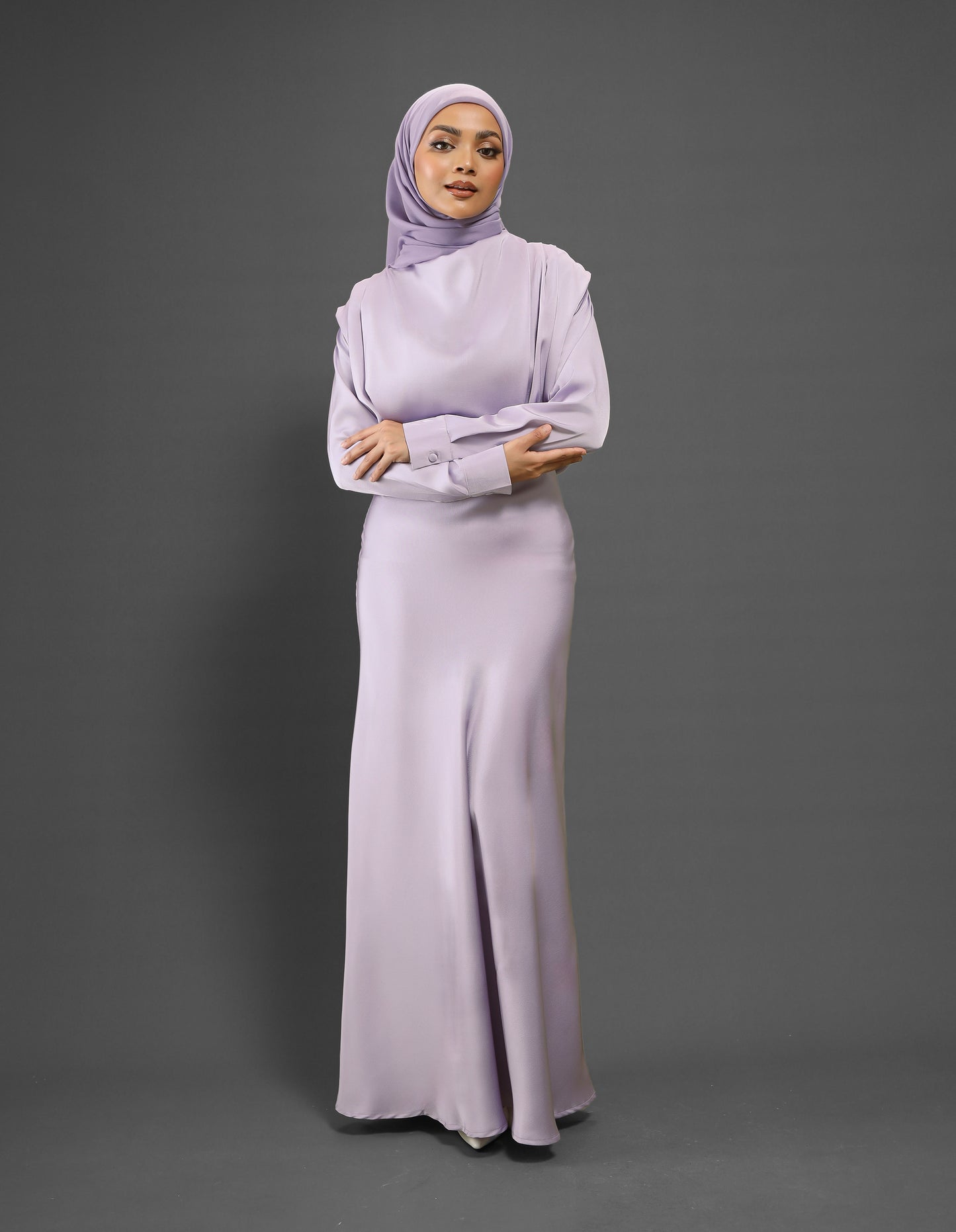 LAURENT DRESS (LILAC)