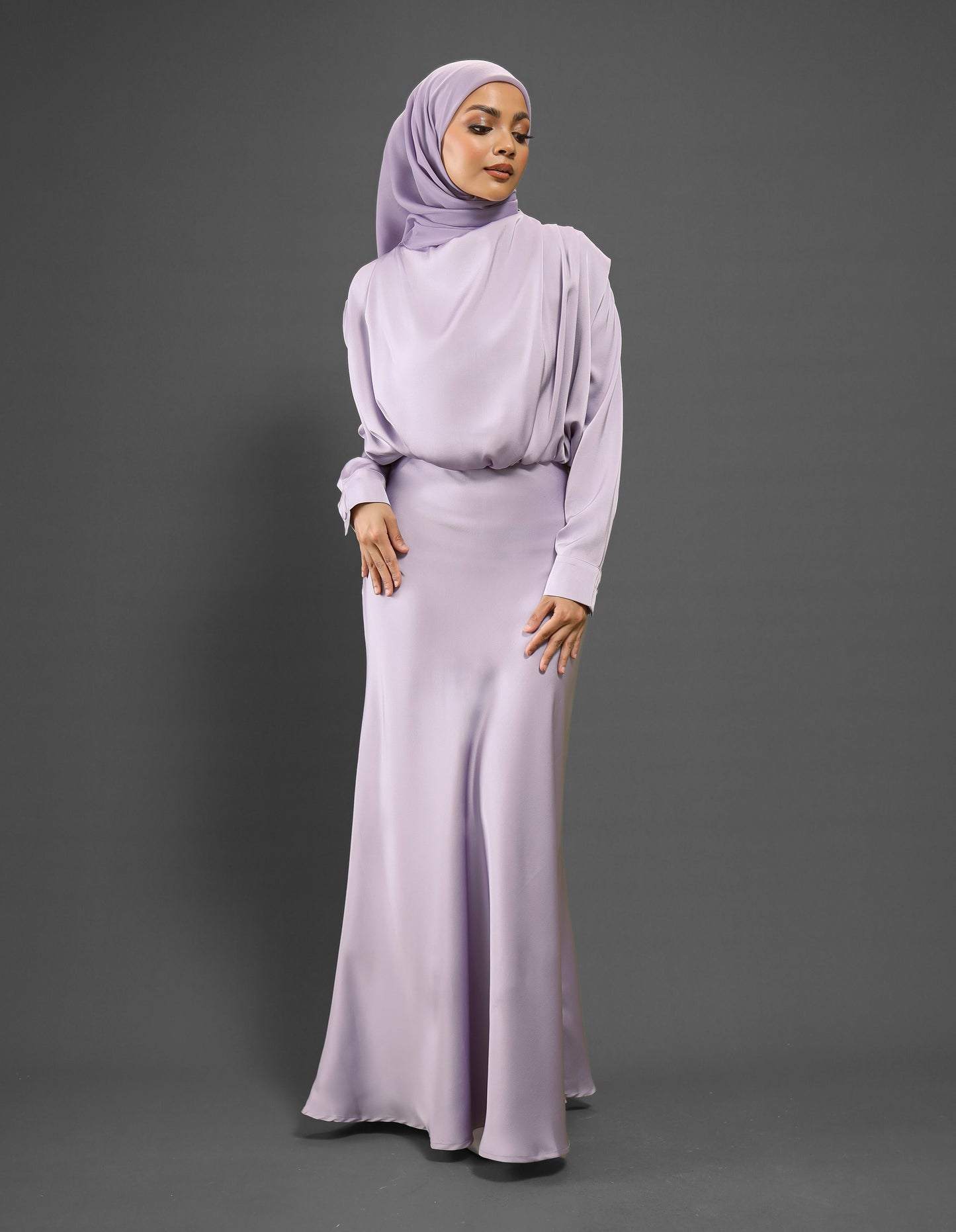 LAURENT DRESS (LILAC)