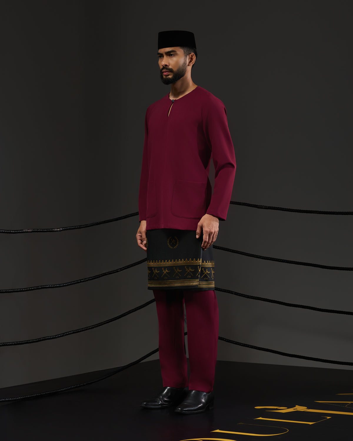 MINOR DEFECT ARJUNA TELUK BELANGA (BURGUNDY)