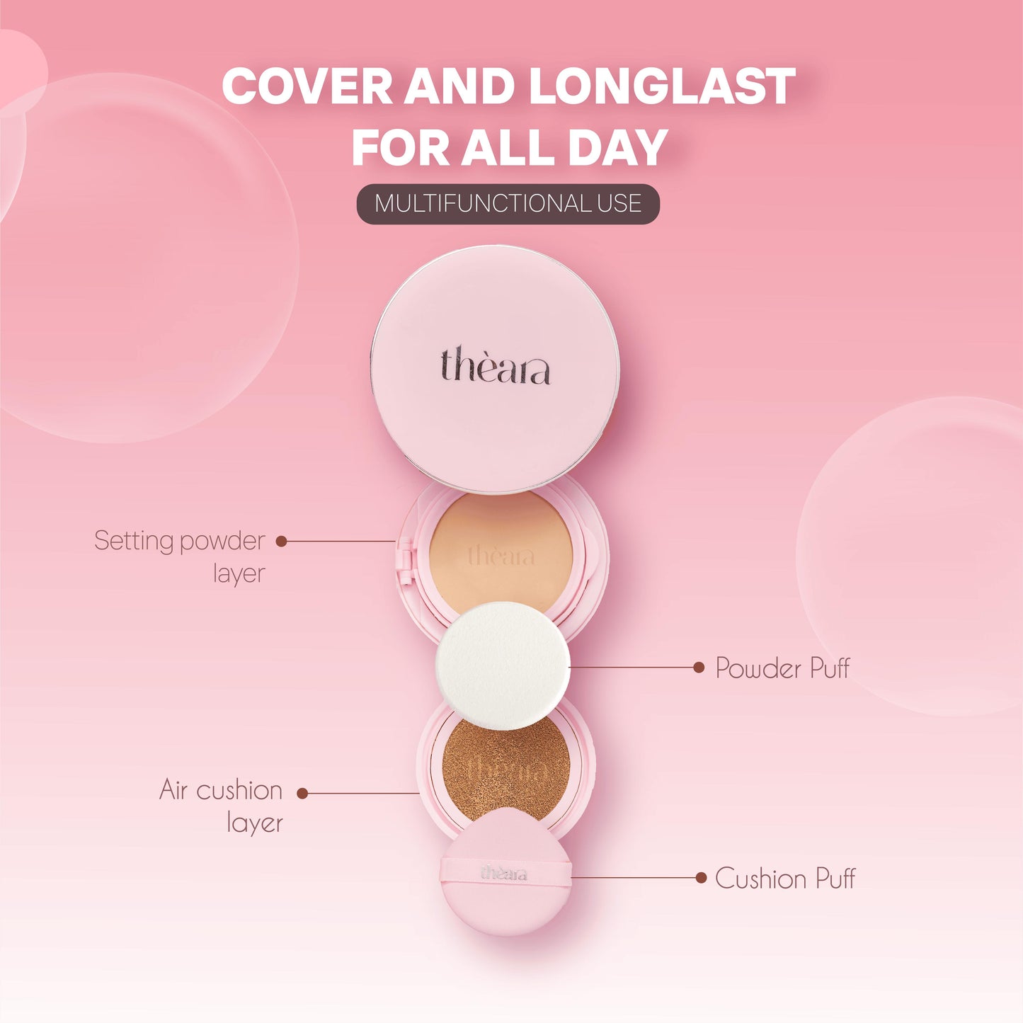 2 in 1 THEARA CUSHION FOUNDATION & POWDER