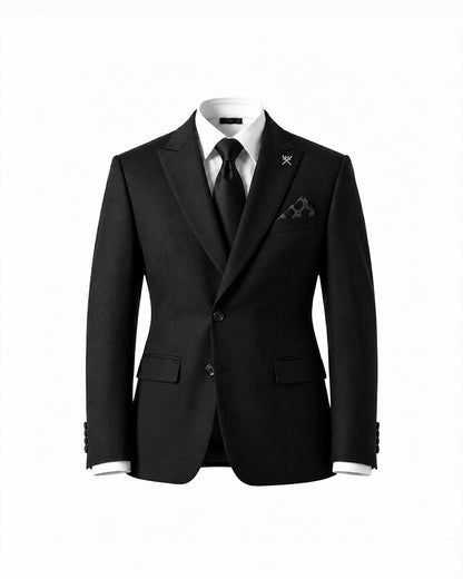 THE ALDEN SINGLE BREASTED SUIT (BLACK)