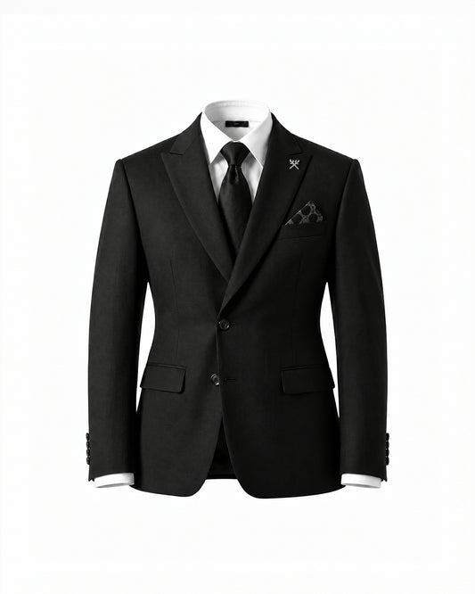 THE ALDEN SINGLE BREASTED SUIT (BLACK)