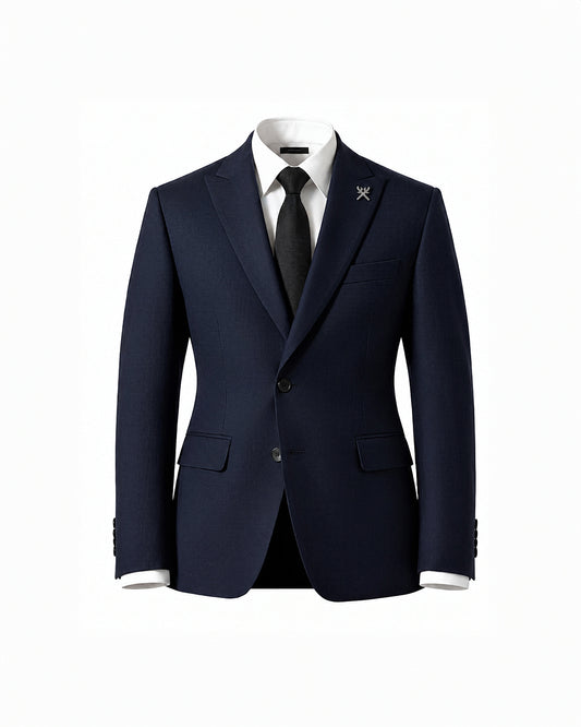 THE ARTHUR SINGLE BREASTED SUIT (NAVY BLUE)