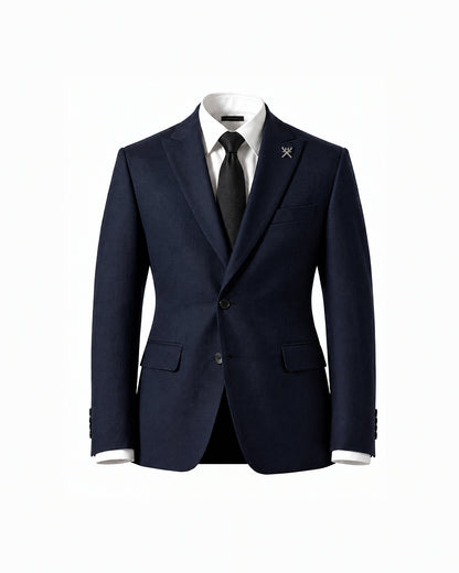 THE ARTHUR SINGLE BREASTED SUIT (NAVY BLUE)