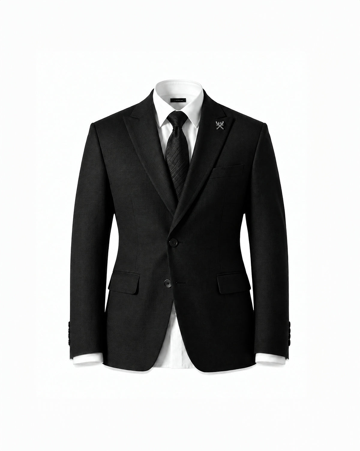 THE ARTHUR SINGLE BREASTED SUIT (BLACK)