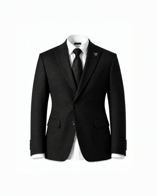 THE ARTHUR SINGLE BREASTED SUIT (BLACK)