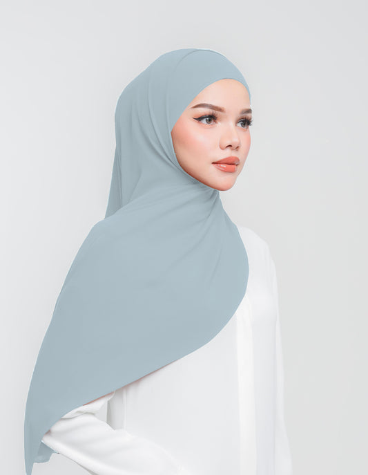 THALIA SHAWL (ASH BLUE)