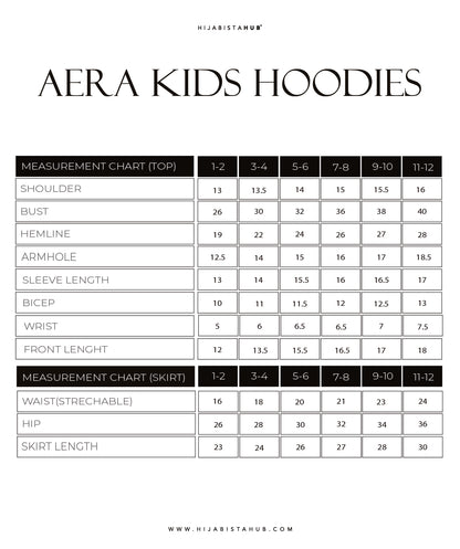 AERA KIDS HOODIES (RICH BROWN)