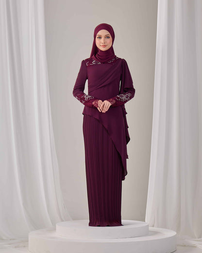 ADALINE DRESS (PURPLE PLUM)