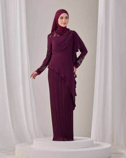 ADALINE DRESS (PURPLE PLUM)