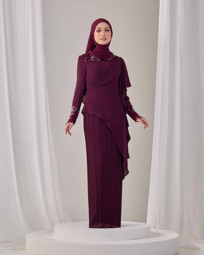 ADALINE DRESS (PURPLE PLUM)