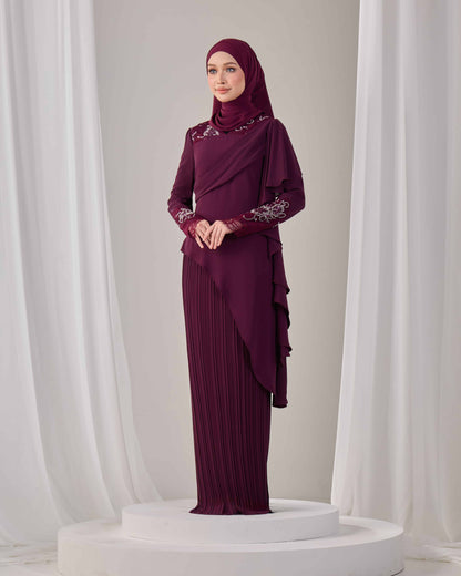ADALINE DRESS (PURPLE PLUM)
