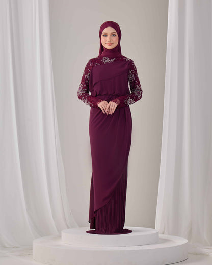 EMERY DRESS (PURPLE PLUM)