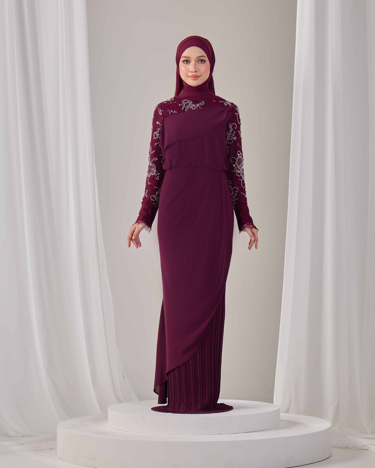 EMERY DRESS (PURPLE PLUM)
