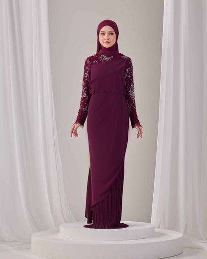 EMERY DRESS (PURPLE PLUM)