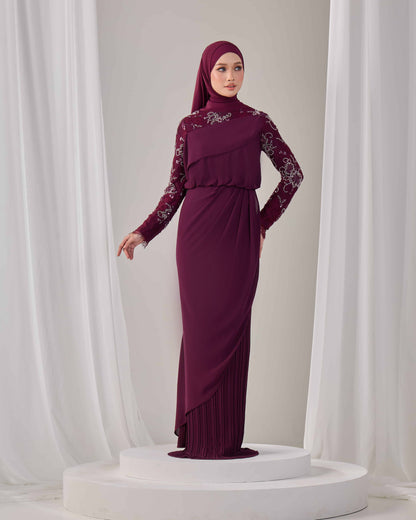 EMERY DRESS (PURPLE PLUM)