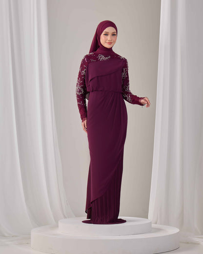 EMERY DRESS (PURPLE PLUM)