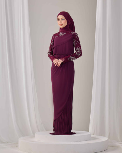 EMERY DRESS (PURPLE PLUM)