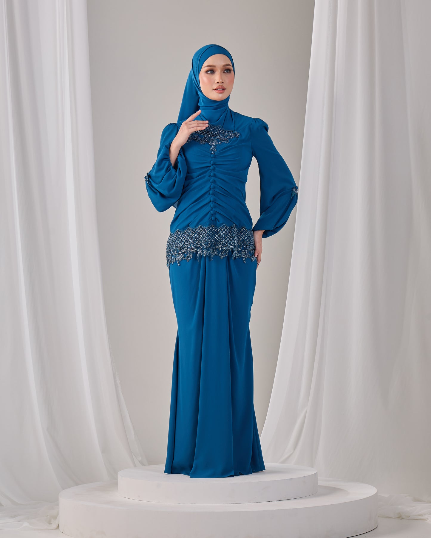 IZZEL KURUNG (TEAL BLUE)
